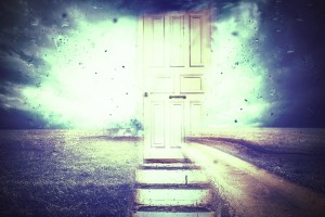 Dream about door wide open